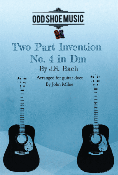 Bach 2 Part Invention No.4 for 2 guitars (arr. John Milne)