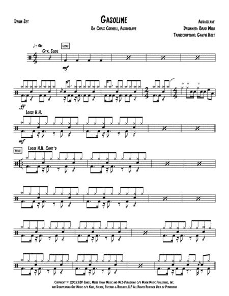 Gasoline (arr. Gavyn Holt)