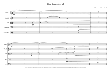 Time Remembered (arr. Jesse Audelo)