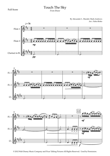 Touch The Sky (arr. Fabio Britto)