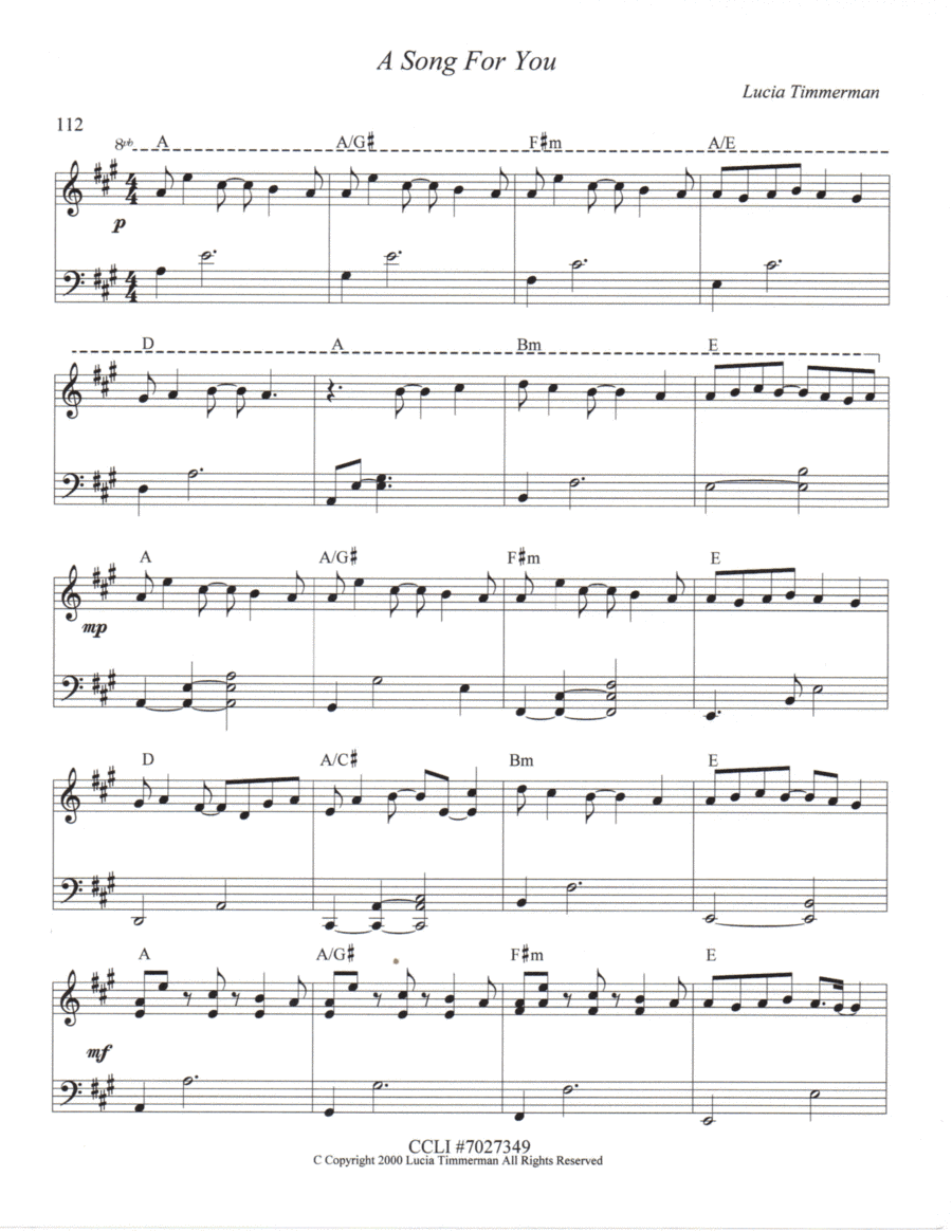 A Song For You