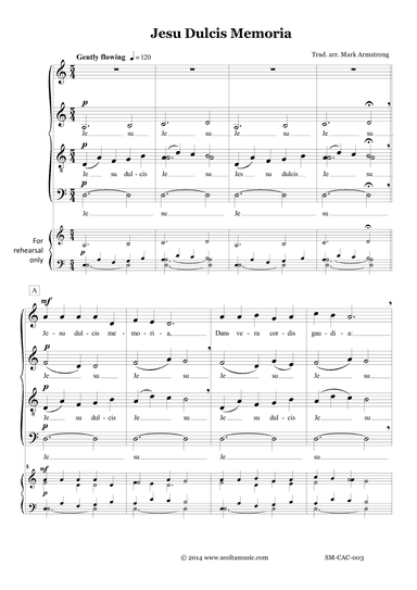 Jesu dulcis memoria (arr. Mark Armstrong)