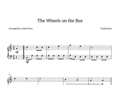 The Wheels on the Bus (arr. André Nusa)