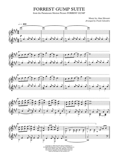 Forrest Gump Suite  from the Paramount Motion Picture FORREST GUMP (arr. Frank Schembre)