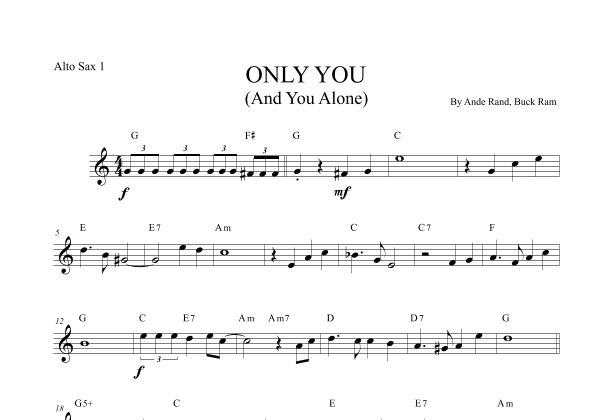 Only You (and You Alone) (arr. Leo Silva)