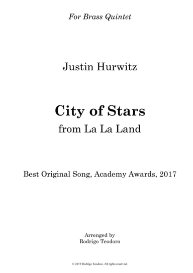 City Of Stars (arr. Rodrigo Teodoro)