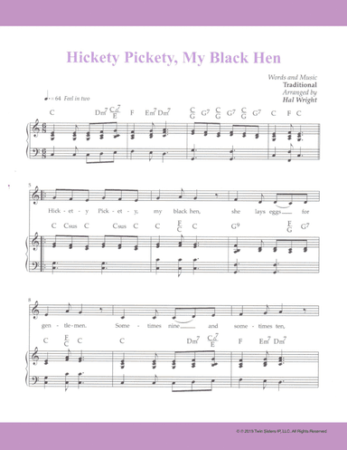 Hickety Pickety My Black Hen (arr. wrightHal)