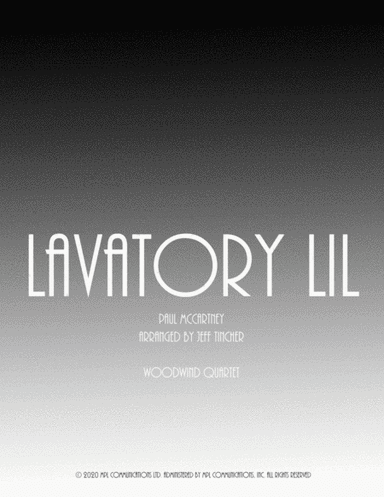 Lavatory Lil (arr. Jeff Tincher)