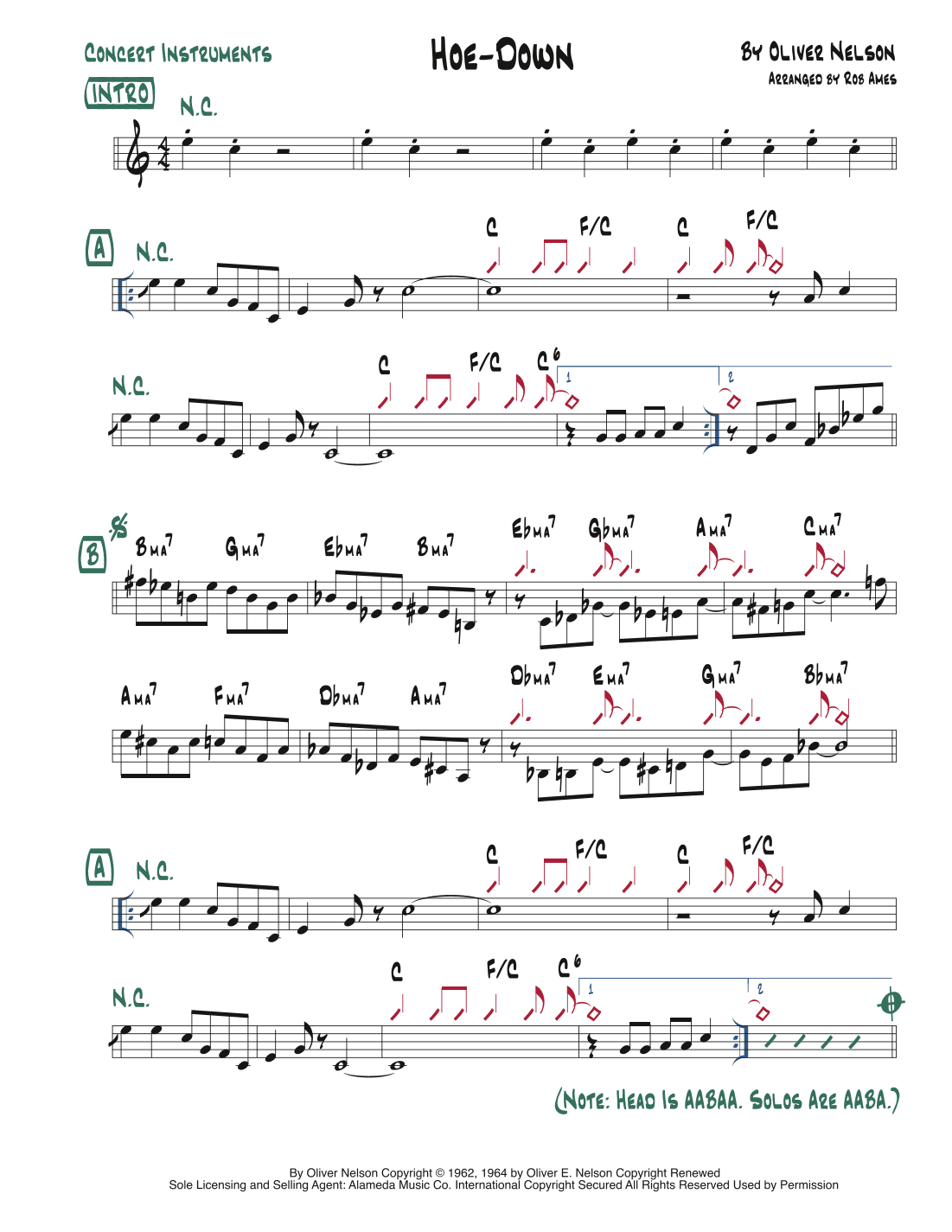 Hoe-down (arr. Rob Ames)