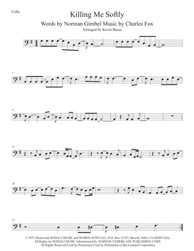 Killing Me Softly With His Song (arr. Kevin Busse)
