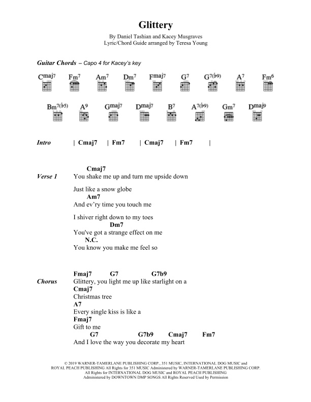 Glittery (arr. Teresa Young)