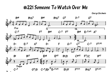 Someone To Watch Over Me (arr. John Fries)