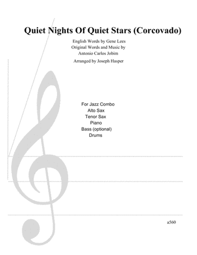 Quiet Nights Of Quiet Stars (Corcovado) (arr. Joseph Hasper)
