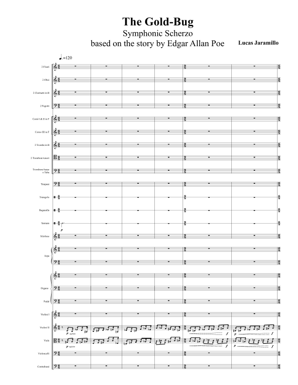 The Gold-Bug - Score Only
