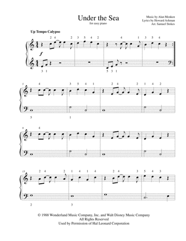 Under The Sea (arr. Samuel Stokes)