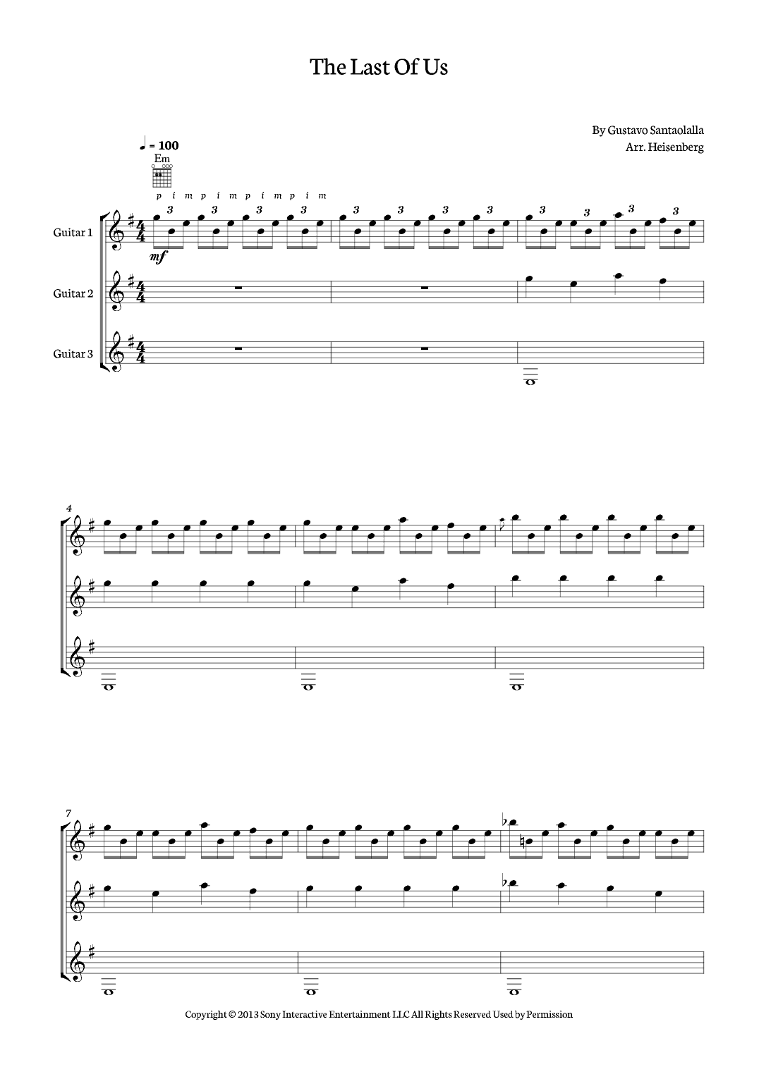 The Last Of Us (arr. Heisenberg)