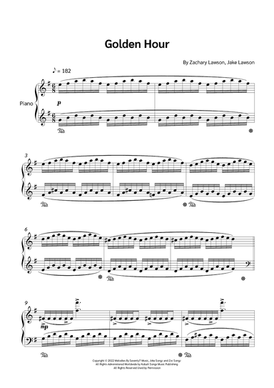 Golden Hour (arr. Jackson Spindler)