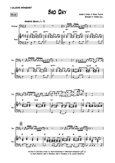Bad Day (arr. Andrew Will)