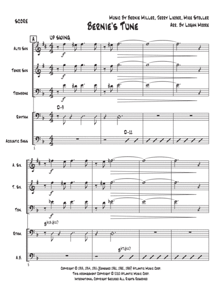 Bernie's Tune (arr. Logan Moore)