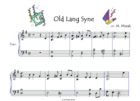 Old Lang Syne (arr. Mary M. Misiak)