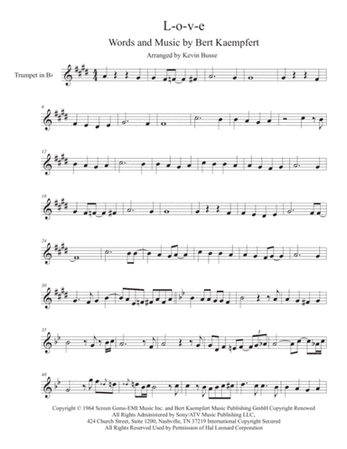 L-O-V-E (arr. Kevin Busse)