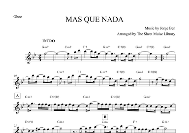 Mas Que Nada (arr. The Sheet Music Library)