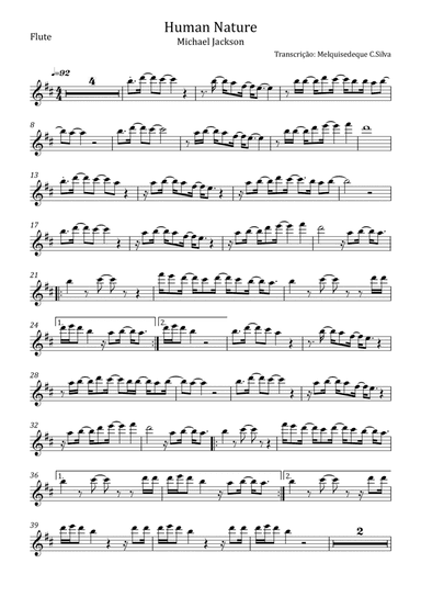 Human Nature (arr. Melquisedeque C.Silva)