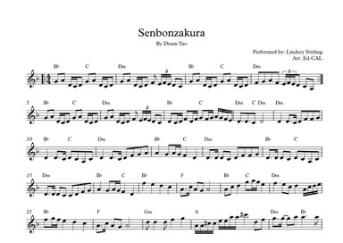 Senbonzakura (arr. Ed.CAL)