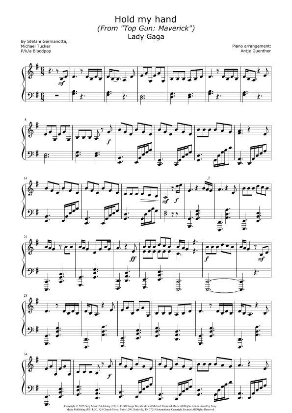 Hold My Hand (arr. Antje Günther)