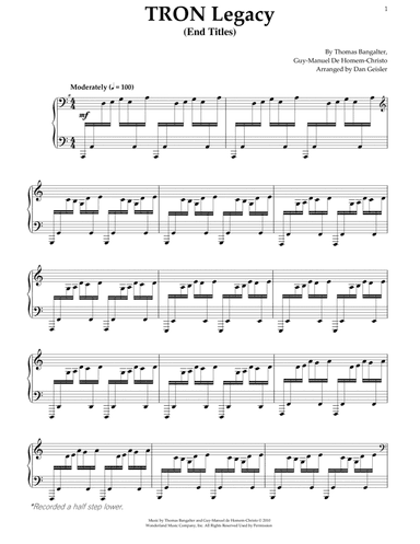 Tron Legacy (end Titles) (arr. Dan Geisler)