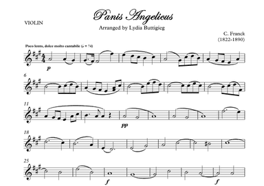 Panis Angelicus (arr. Dr Lydia Buttigieg)