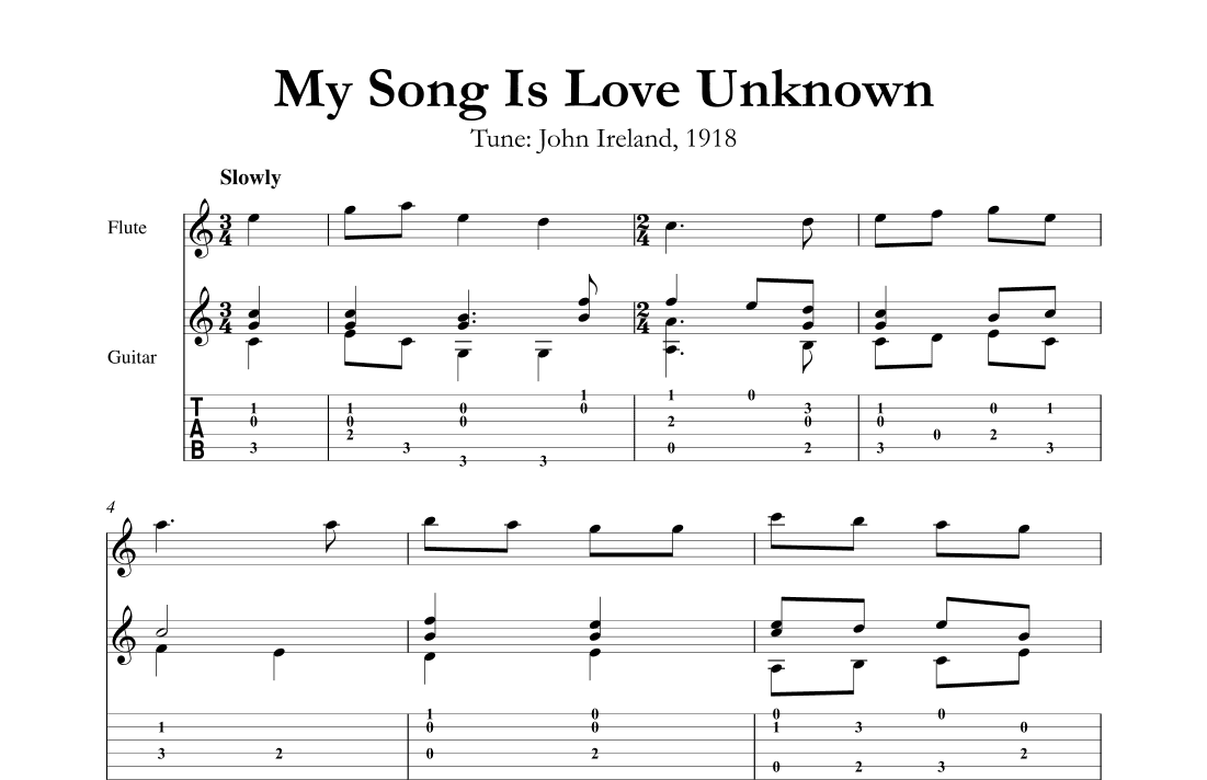 My Song Is Love Unknown (arr. Mark Phillips)