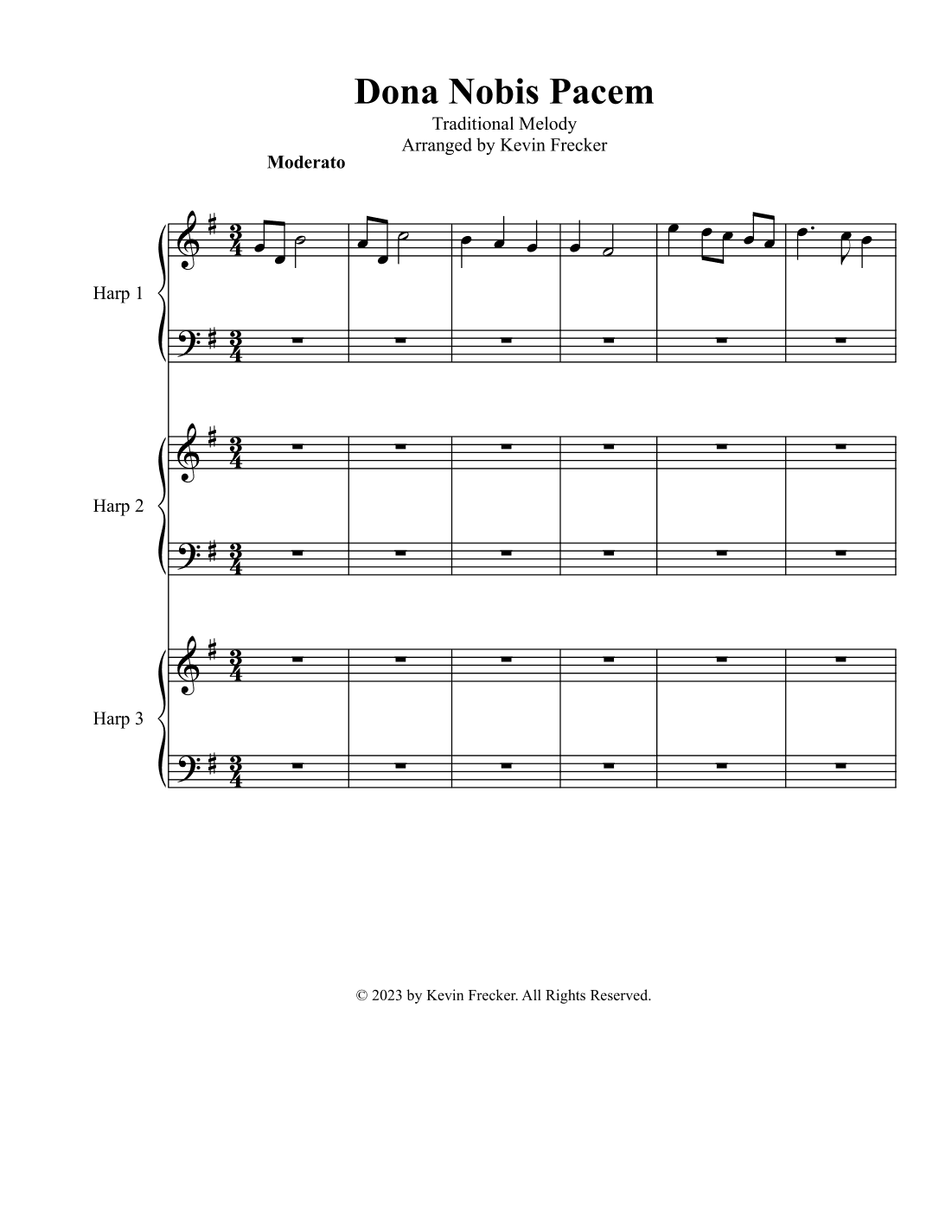 Dona Nobis Pacem (arr. Kevin Frecker)