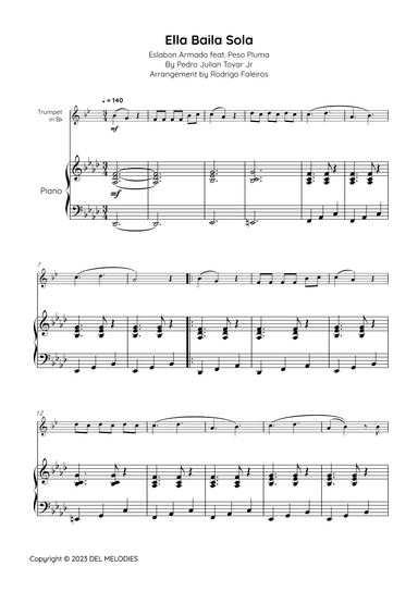 Ella Baila Sola (arr. Rodrigo Faleiros)