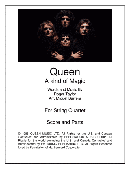 A Kind Of Magic (arr. Miguel Ángel Barrera)