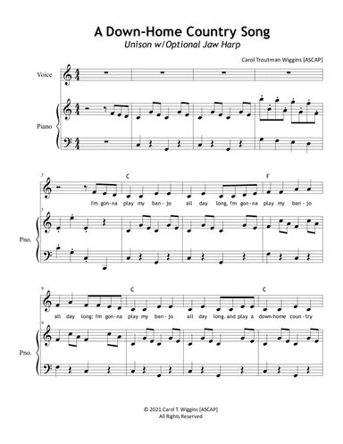 A Down-Home Country Song