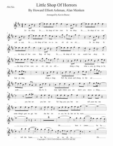 Little Shop Of Horrors (arr. Kevin Busse)