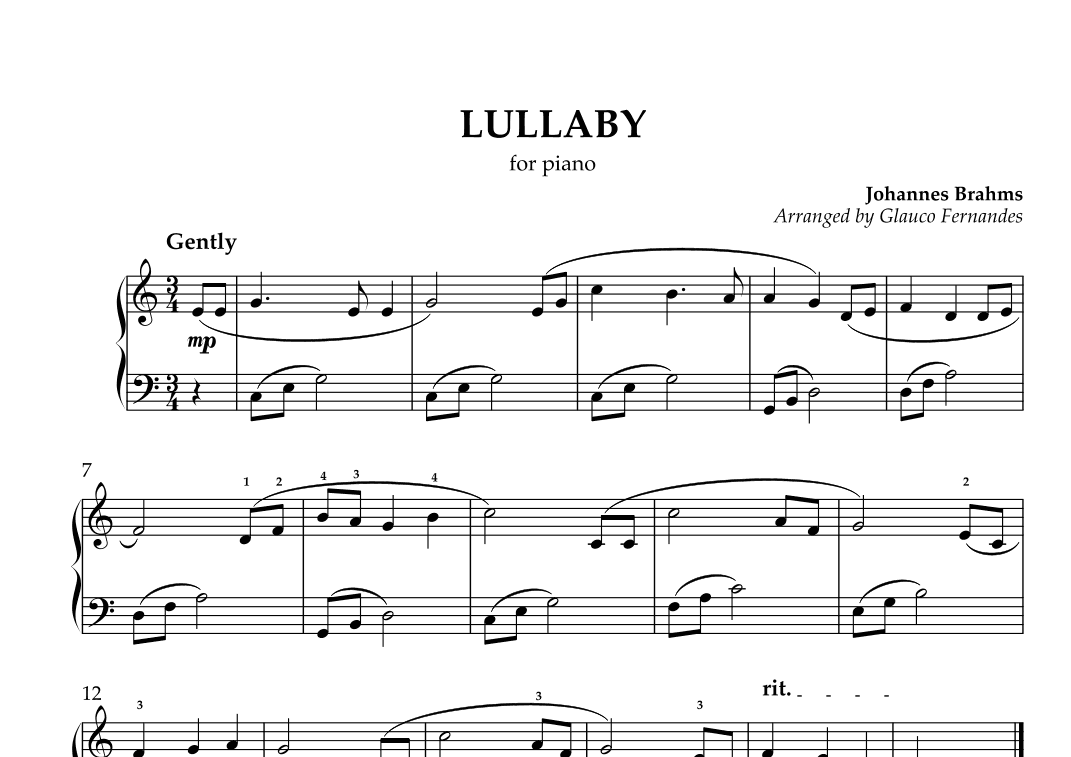 Lullaby (arr. Glauco Fernandes)