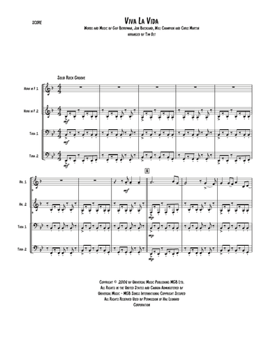 Viva La Vida (arr. Tim Olt)