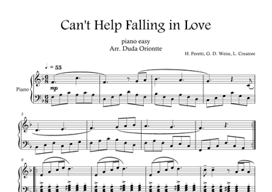Can't Help Falling In Love (arr. Duda Oriontte)