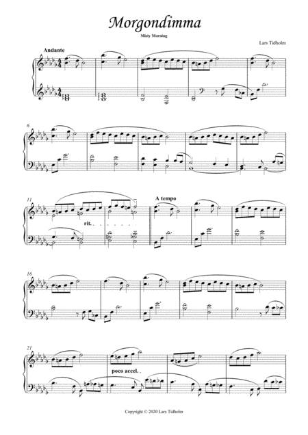 Dimmig morgon - Misty Morning