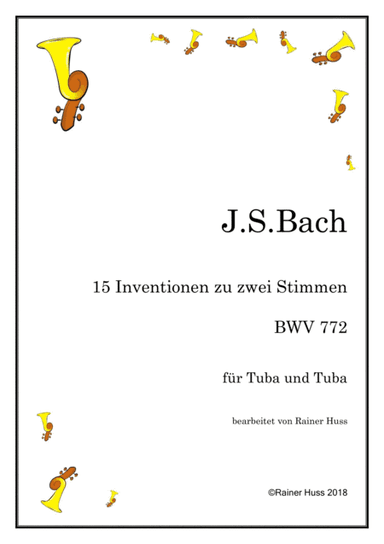 15 zweistimmige Inventionen (arr. Rainer Huss)
