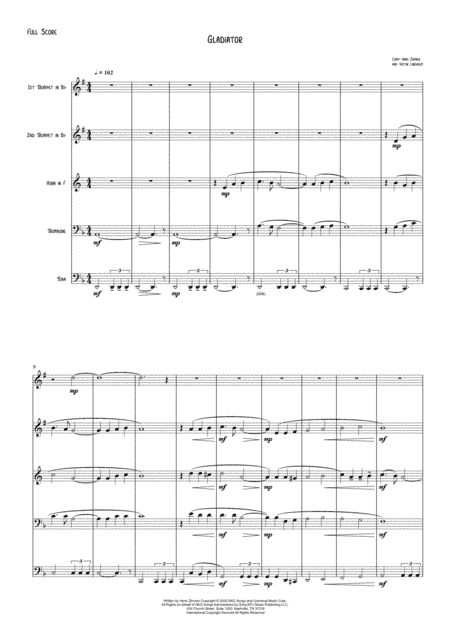 Gladiator Main Theme (arr. Viktor Lindholm)
