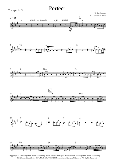 Perfect (arr. Fernando Britto)