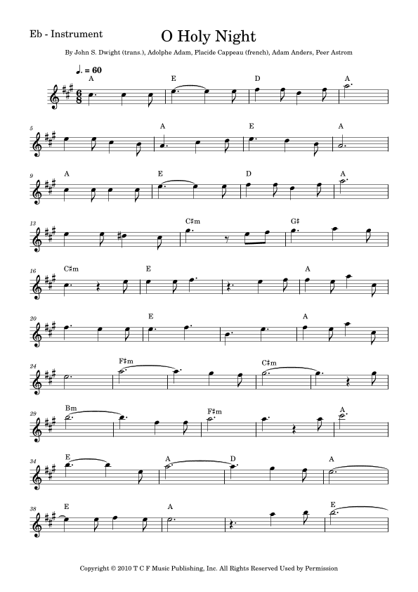 O Holy Night (arr. Fabio Eduardo de Oliveira)