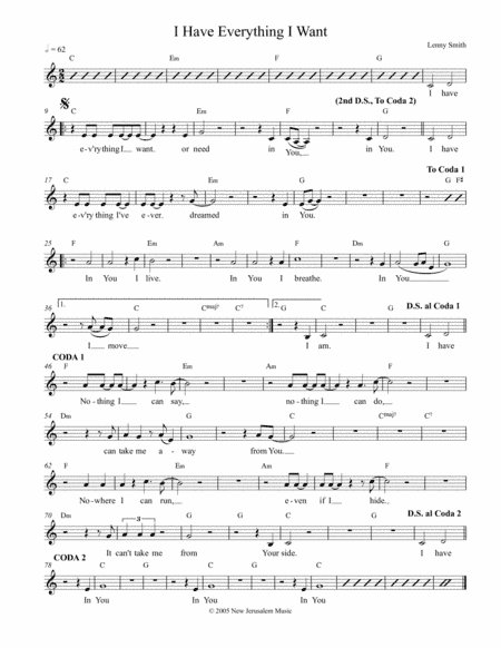 I Have Everything I Want Or Need In You