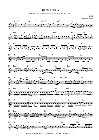 Black Swan (arr. Arr. Neda)