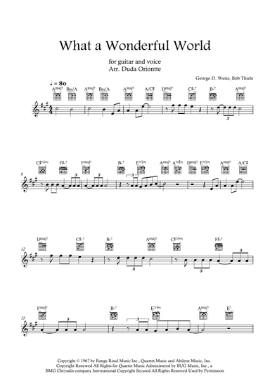 What A Wonderful World (arr. Duda Oriontte)