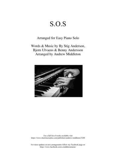 S.o.s. (arr. Andrew Middleton)