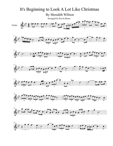 It's Beginning To Look Like Christmas (arr. Kevin Busse)